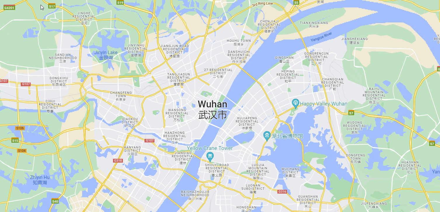 City of Wuhan, China